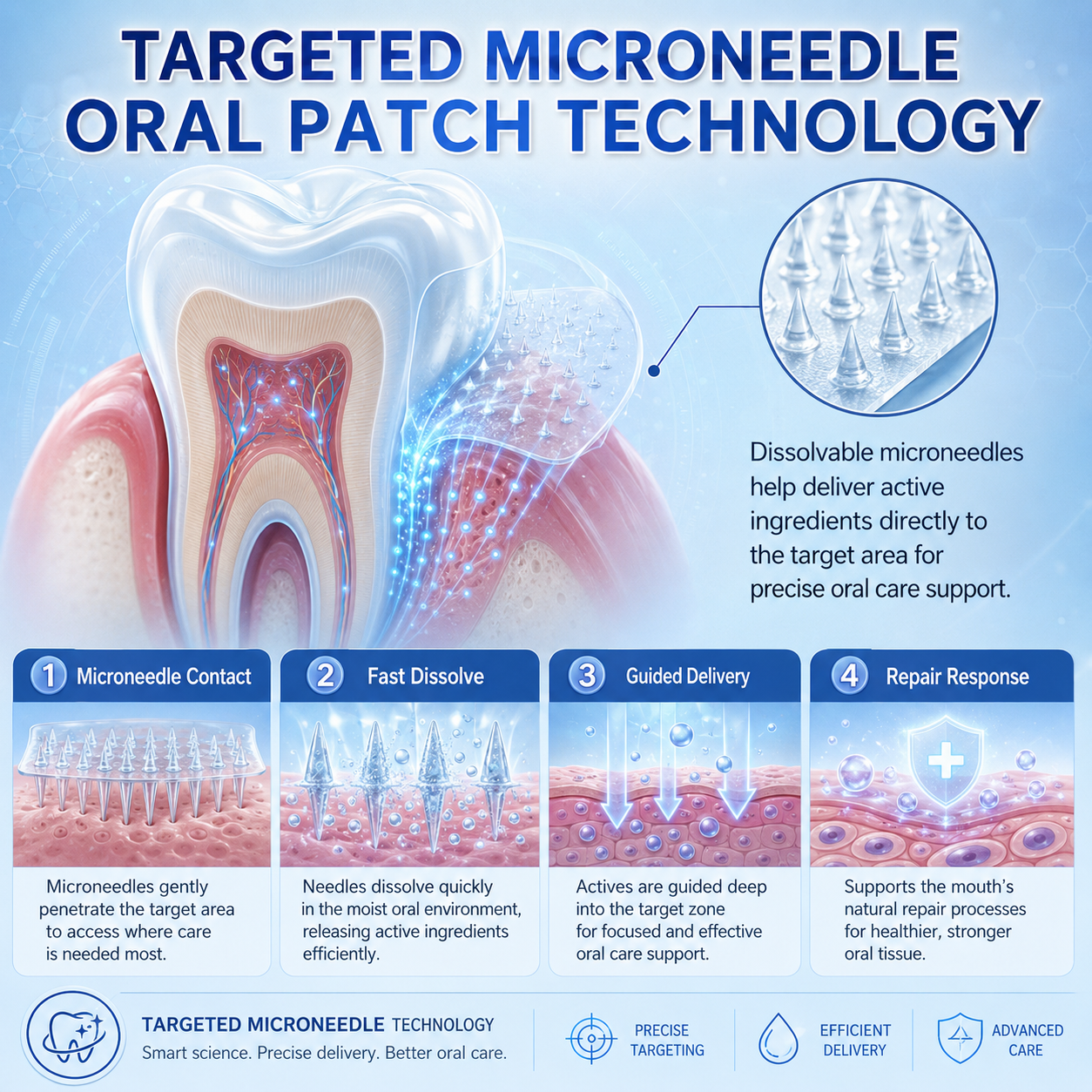Fast-Dissolving Tooth & Gum Care Oral Strips – Daily Oral Wellness Support