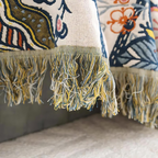 Rustic Boho Patterned Throw Blanket