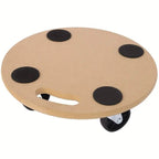 2-Piece: Furniture Moving Dolly Heavy Duty Wood Rolling Mover