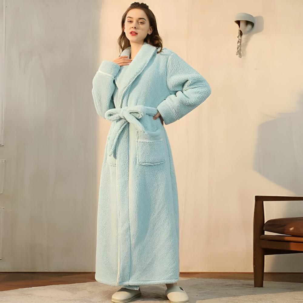Dressing gown with Belt and Pockets