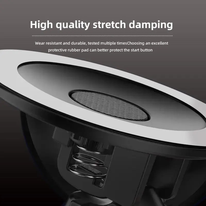 Car Push Start Button Cover – Stylish Metal Engine Button Protector