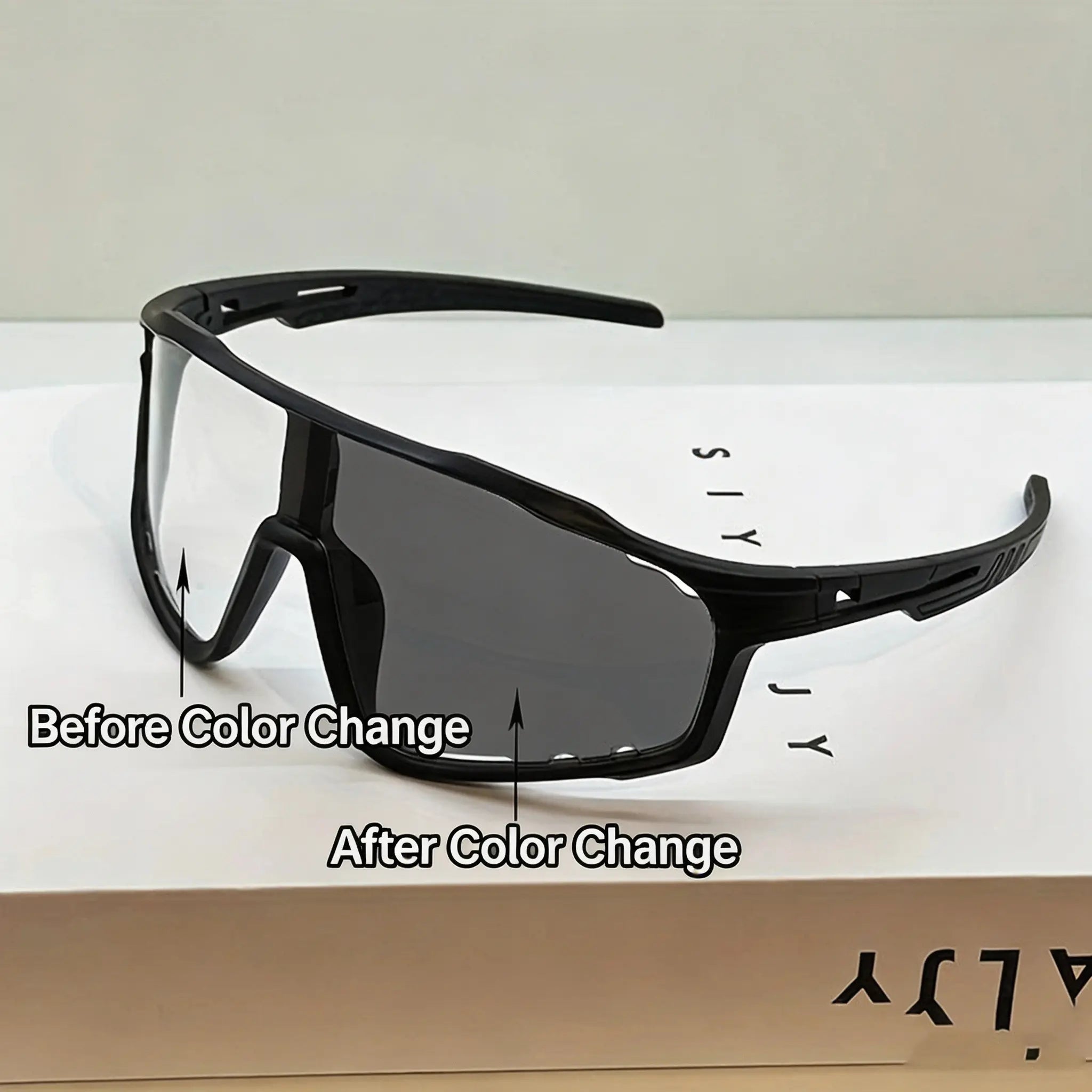 UV400 Photochromic Polarized Safety Glasses