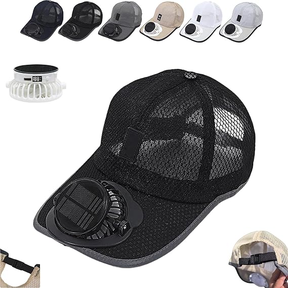 Solar Rechargeable Peak Cap