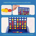 3D Classic A Row Chess, Foldable Board Line Up 4 Game