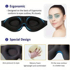 3D Contoured Cup Sleeping Mask and Blindfold
