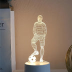3D Football Player Lamp – For a Sporty Atmosphere
