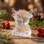 6‑Cavity Mini Highland Cow 3D Ice & Dessert Mold