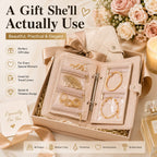 Travel Jewelry Organizer Notebook – Portable Jewelry Storage Case for Rings, Earrings & Necklaces