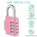 4-Digit Waterproof Zinc Alloy Combination Padlock