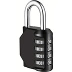 4-Digit Waterproof Zinc Alloy Combination Padlock