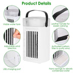 4-in-1 Evaporative Air Cooler Water Mist Cooling Fan
