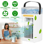 4-in-1 Evaporative Air Cooler Water Mist Cooling Fan