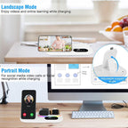 4-in-1 Foldable Wireless Charging Station Stand Dock