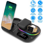 4-in-1 Foldable Wireless Charging Station Stand Dock
