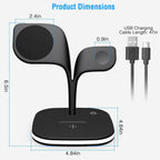 4-in-1 Magnetic Wireless Charging Station Dock