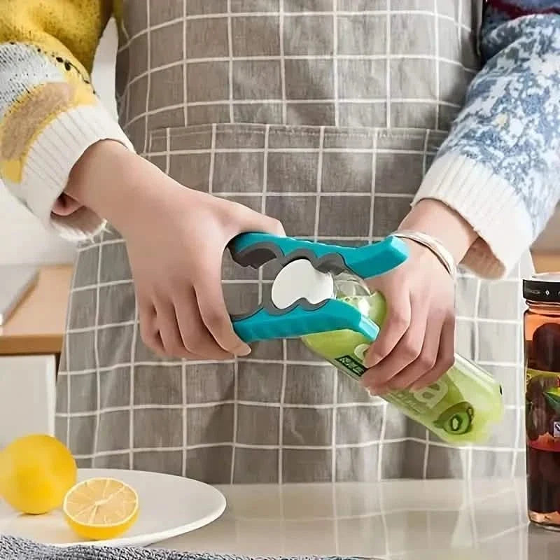 4-in-1 Multi-Purpose Can Opener with Non-Slip Grip