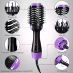 4-in-1 Negative Ion Hot Hair Dryer Brush, ASOGO One Step Hair Dryer & Volumizer