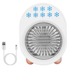 4-in-1 Portable Mini Desktop Water Mist Cooling Air Conditioner