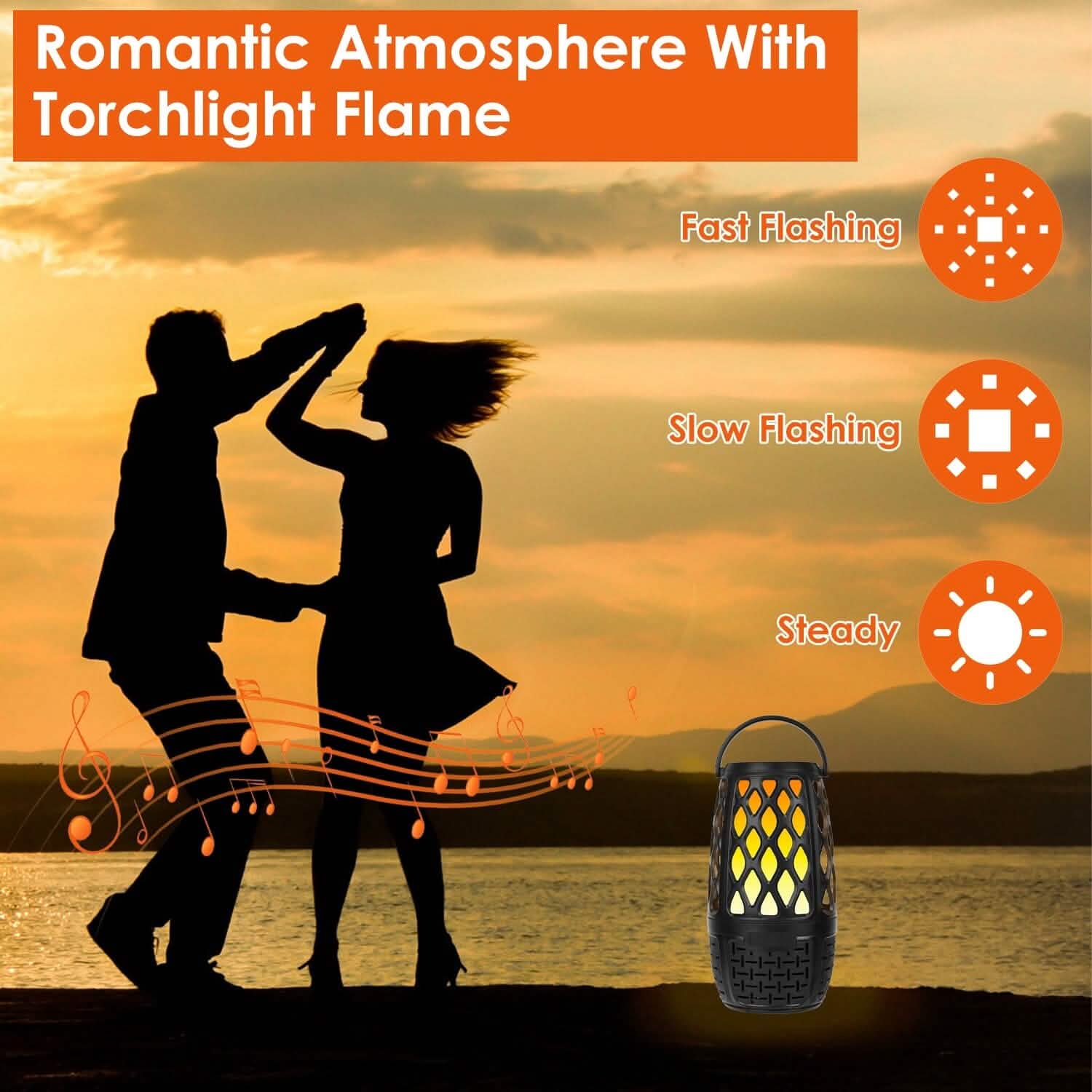 4-in-1 Wireless 5.3 IPX5 Waterproof Outdoor Speaker