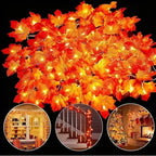 4-Pack: 2M 20LED Fall Garland Fall Decorations LED