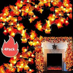 4-Pack: 2M 20LED Fall Garland Fall Decorations LED