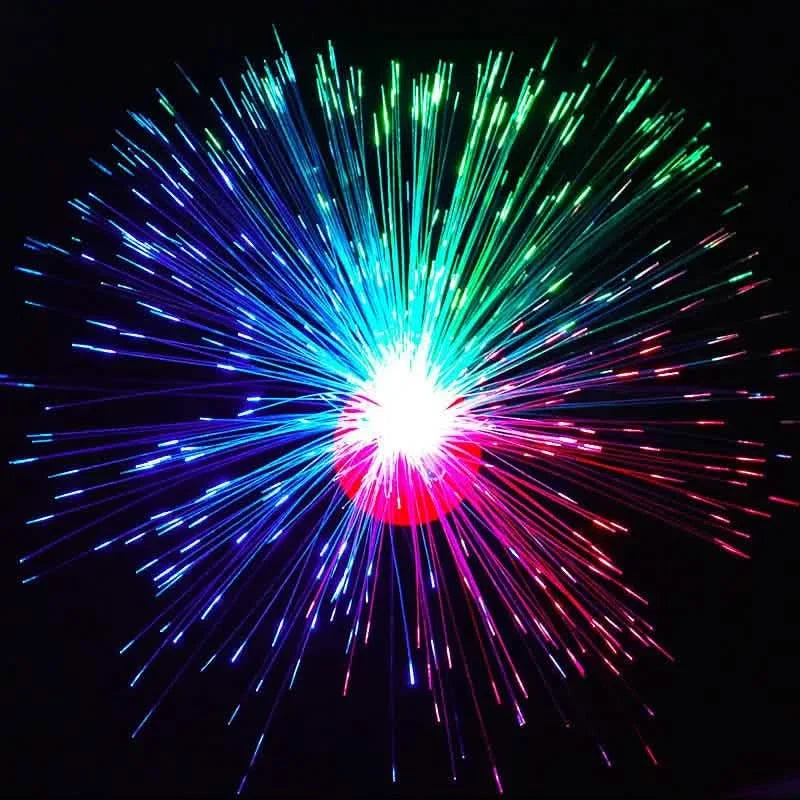 4-Pack: 8 Modes LED Fiber Optic Lights