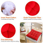 4-Pack: Chair Cushion Pads Pillow