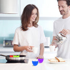 4-Pack: Egg Poachers Silicon Egg Cups