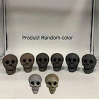 4-Pack: Halloween Fire Pit Skull Ceramic Props