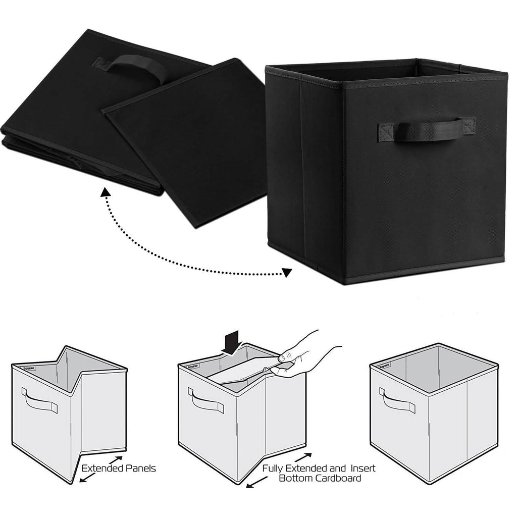 4-Pack: iMounTEK Foldable Storage Cube Bins