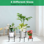 4-Pack: Iron Plotted Plant Stands