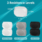 4-Pack: Jawline Exerciser with 3 Resistance Levels