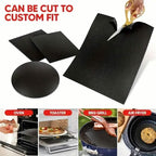 4-Pack: Non-Stick Reusable Oven Liners