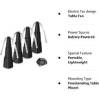 4-Pack: Portable Table Top Fly Fan Fly Spinner with Holographic Blades