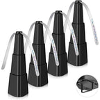 4-Pack: Portable Table Top Fly Fan Fly Spinner with Holographic Blades