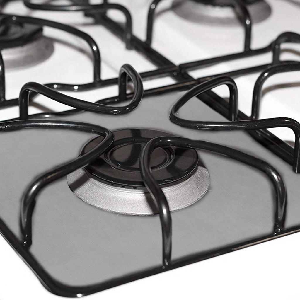 4-Pack: Reusable Nonstick Overtop Burner Protector Liner