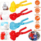 4-Pack: Snowball Makers Set Clip Snow Molds