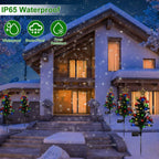 4-Pack: Solar Christmas Tree Lights Garden Decorations