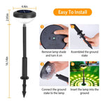 4-Pack: Solar Pathway Color Changing Garden Light