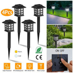 4-Pack: Solar Pathway Lights