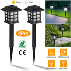 4-Pack: Solar Pathway Lights