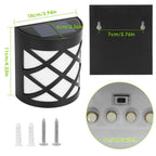 4-Pack: Solar Power LED Fence Light