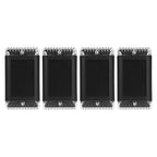 4-Pack: Solar Powered Wall Sconce Light IP55 Rechargeable Optical Sensor Lamp