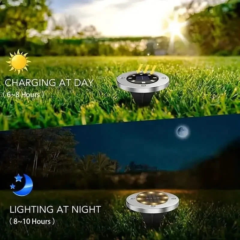 4-Pack: Waterproof Solar Garden Lights