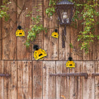 4-Piece: 3D Bumble Bee Ornament Set