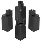 4-Piece: Adjustable Bed Riser with Screw Clamp