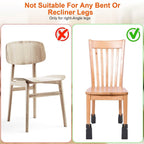4-Piece: Adjustable Bed Riser with Screw Clamp