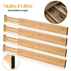 4-Piece: Adjustable Drawer Divider