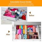 4-Piece: Adjustable Drawer Divider