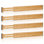 4-Piece: Adjustable Drawer Divider